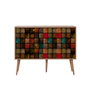 Hanah Home Mega-723 Consola 120cm Roble Sonoma Tablero de Partículas Melamina